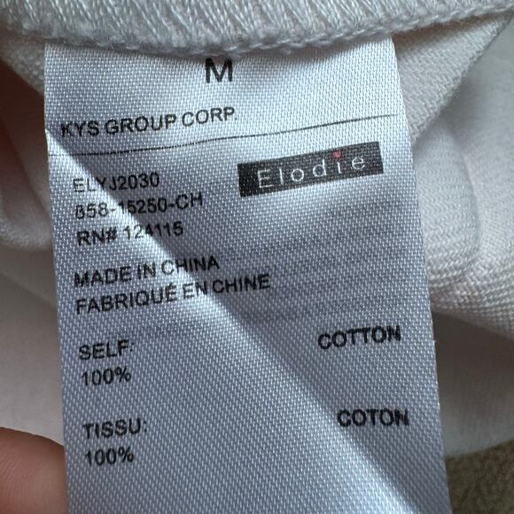 ELODIE Tie Dye Print Cropped Pink Jacket Size Medium NWT - Picture 7 of 9